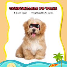 Charger l&#39;image dans la galerie, Ownpets Dog Goggles Lunettes de soleil pour chien pour petits et moyens chiens Rouge
