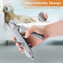 Load image into Gallery viewer, Ownpets Dog Nail Clipper and Grinder Set with 2 LED Light, Rechargeable Electric Pet Nail Trimmer, Professional Pet Paws Grooming Tool for Small, Medium, Large Dogs, Cats
