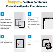 Carica l&#39;immagine nel visualizzatore di Gallery, 041 Large Flap Replacement (14&quot;x12&quot;) for Ownpets Larger Screen Door - FLAP ONLY
