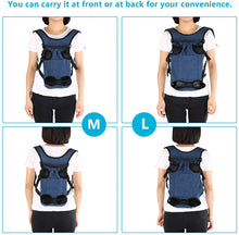 Carica l&#39;immagine nel visualizzatore di Gallery, Ownpets Legs Out Front Dog Carrier (M:7.5inch x 14inch), Hands-Free Adjustable Pet Carrying Backpack, Ideal for Small &amp; Medium Cat, Dog Puppy Doggie
