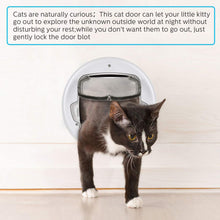 Carica l&#39;immagine nel visualizzatore di Gallery, 088 Ownpets Magnetic Cat Door, 11.8 x 13 x 1.6 inch Pets Door, Lightweight and Durable, Easy to Install Pet Doors for Cats, Fit All Cats and Small Dogs
