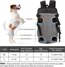 Load image into Gallery viewer, Legs Out Front Dog Carrier ( Size: L )
