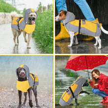 Lade das Bild in den Galerie-Viewer, Ownpets Faltbarer Hunde-Regenmantel mit reflektierenden Trägern, Größe S 
