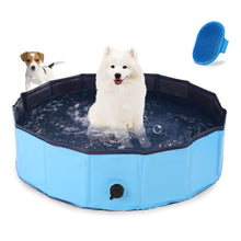 Carica l&#39;immagine nel visualizzatore di Gallery, Ownpets Foldable Pet Pool ( M: 48&quot;x 12&quot; ), Portable Dog Swimming Bathing Pool Non-Slip Multi-Purpose for Kids Dogs Cats Pigs More Pets
