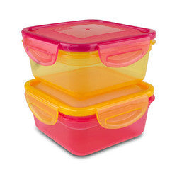Cool Gear Air Tight Food Lunch Box Container 1.85 CUP BPA-free 2-Pack