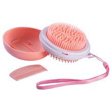 Load image into Gallery viewer, &#39;Bravel&#39; 3-in-1 Travel Pocketed Dual Grooming Brush and Pet Comb
