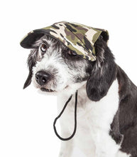 Load image into Gallery viewer, Camouflage Uv Protectant Adjustable Fashion Dog Hat Cap
