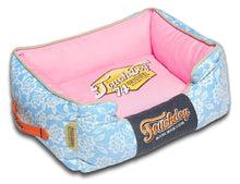 Load image into Gallery viewer, Rose-Pedal Patterned Premium Rectangular Dog Bed
