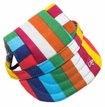Cargar imagen en el visor de la galería, &#39;Colorfur&#39; Floral Uv Protectant Adjustable Fashion Dog Hat Cap
