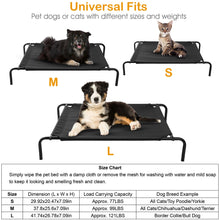 Carica l&#39;immagine nel visualizzatore di Gallery, Elevated Pet Bed Dogs Cot Dogs Cats Cool Bed L Size
