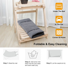 Load image into Gallery viewer, Dog Bed Mat Comfortable Fleece Pet Dog Crate Carpet Reversible Pad Joint Relief L Size
