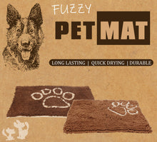 Load image into Gallery viewer, &#39;Fuzzy&#39; Quick-Drying Anti-Skid and Machine Washable Dog Mat
