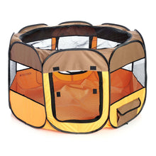 Load image into Gallery viewer, All-Terrain&#39; Lightweight Easy Folding Wire-Framed Collapsible Travel Pet Playpen

