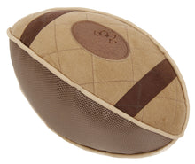 Load image into Gallery viewer, &#39;Pugskin&#39; Durable Oxford Nylon and Mesh Plush Squeaky Football Dog Toy
