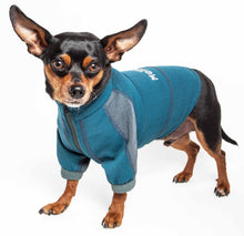 Cargar imagen en el visor de la galería, &#39;Eboneflow&#39; Mediumweight 4-Way-Stretch Flexible And Breathable Performance Dog Yoga T-Shirt
