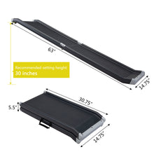 Load image into Gallery viewer, Folding Pet Ramp, Portable Lightweight Dog and Cat Ramp, Great for Cars, Trucks and SUVs

