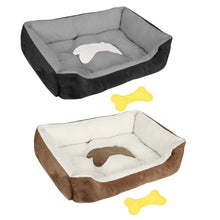 Cargar imagen en el visor de la galería, Pet Dog Bed Soft Warm Fleece Puppy Cat Bed Dog Cozy Nest Sofa Bed Cushion Mat L Size
