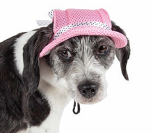 Load image into Gallery viewer, Uv Protectant Adjustable Fashion Mesh Brimmed Dog Hat Cap
