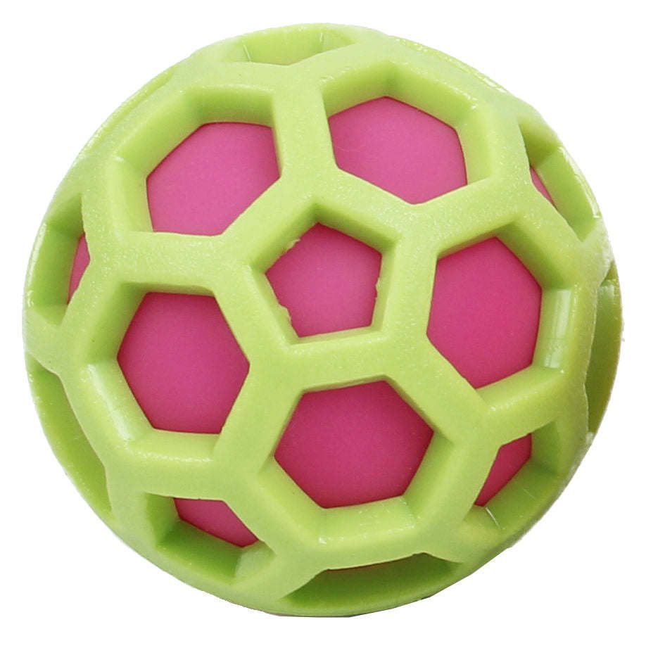 'DNA Bark' TPR and Nylon Durable Rounded Squeaking Dog Toy