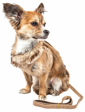 Charger l&#39;image dans la galerie, Harnais-laisse pour chien réglable inversé en maille 2 en 1 avec col en fourrure amovible
