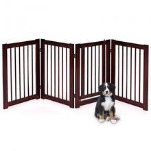 Load image into Gallery viewer, 30 Inch Configurable Folding 4 Panel Wood Fence
