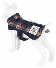 Cargar imagen en el visor de la galería, 2-In-1 Tartan Plaided Dog Jacket With Matching Reversible Dog Mat
