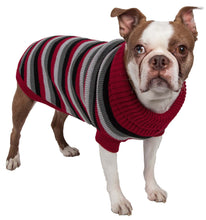 Cargar imagen en el visor de la galería, Polo-Casual Lounge Cable Knit Designer Turtle Neck Dog Sweater
