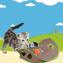 Lade das Bild in den Galerie-Viewer, Hide and Seek Mouse Cat Toy 9 Löcher Interaktives Pet Cat Teaser Cat Toy für Pet Cat Play Fun, Open Mouse Hunt Cat Toy, Pet Cat Tunnel Toy Pet Cat Mäuse
