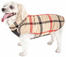 Load image into Gallery viewer, &#39;Allegiance&#39; Classical Plaided Insulated Dog Coat Jacket
