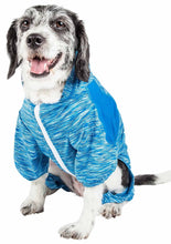 Load image into Gallery viewer, Heathered Performance 4-Way Stretch Two-Toned Full Body Warm Up Hoodie

