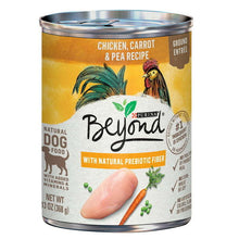 Carica l&#39;immagine nel visualizzatore di Gallery, Purina Beyond Natural Wet Dog Food Pate Grain Free Chicken Carrot &amp; Pea Recipe Ground Entree 13 oz Can
