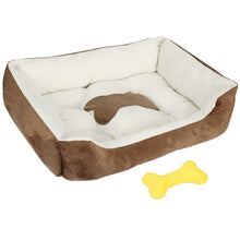 Carica l&#39;immagine nel visualizzatore di Gallery, Pet Dog Bed Soft Warm Fleece Puppy Cat Bed Dog Cozy Nest Sofa Bed Cushion Mat L Size

