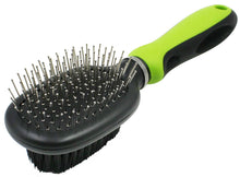 Load image into Gallery viewer, Flex Series 2-in-1 Dual-Sided Pin and Bristle Grooming Pet Brush
