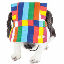 Carica l&#39;immagine nel visualizzatore di Gallery, &#39;Colorfur&#39; Floral Uv Protectant Adjustable Fashion Dog Hat Cap
