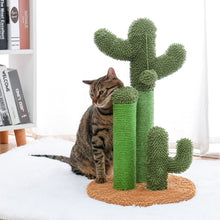 Load image into Gallery viewer, Cute Cactus Tree Pet Cat Toy  With Ball Scratching Post
