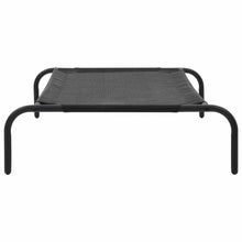 Load image into Gallery viewer, Elevated Dog Bed Black L Textilene
