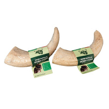 Lade das Bild in den Galerie-Viewer, Water Buffalo Horn Core-Horn Inner Part-100% Natural;  High Protein;  Long-Lasting;  Grain-Free;  Gluten-Free;  Low-Fat;  Dog Dental Treats &amp; Chews-2 COUNT-10 oz
