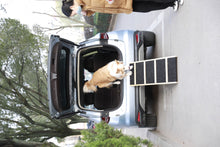 Carica l&#39;immagine nel visualizzatore di Gallery, Tall Adjustable Pet Ramp; Folding Portable Wooden Dog Cat Ramp; Non-Slip Paw Traction Surface Dog Step for Car; SUV; Bed; Couch; Adjustable Height from 9.3&quot; to 24&quot;
