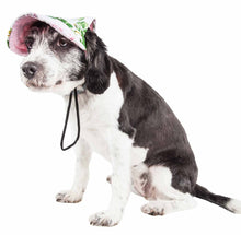Cargar imagen en el visor de la galería, &#39;Botanic Bark&#39; Floral Uv Protectant Adjustable Fashion Dog Hat Cap
