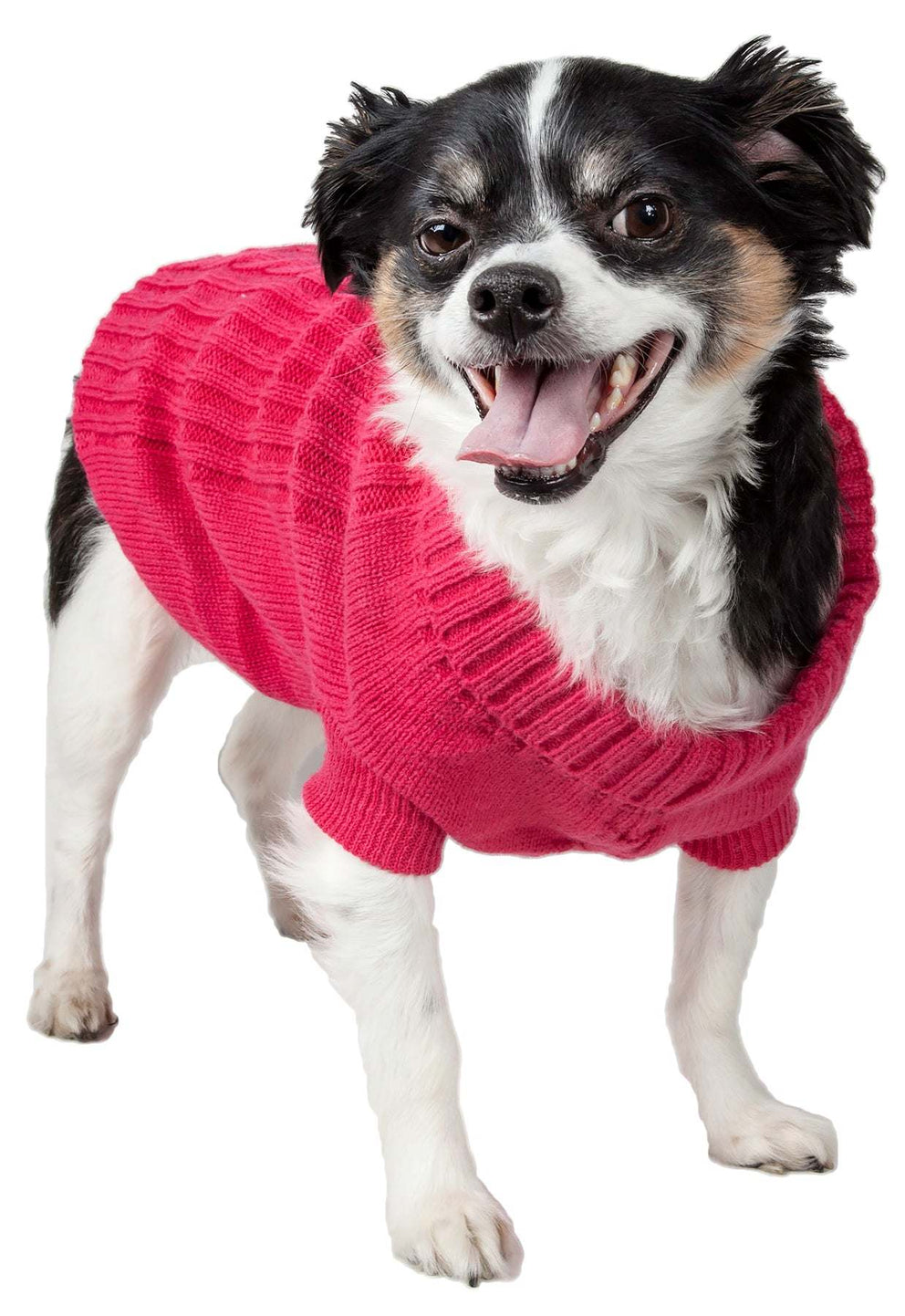 Heavy Cotton Rib-Collared Pet Sweater