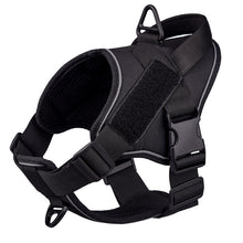 Lade das Bild in den Galerie-Viewer, Dog Harness; large dog training tactical chest strap; K9 pet chest strap; vest type reflective dog rope; explosion-proof impulse traction
