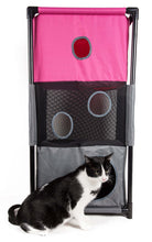 Lade das Bild in den Galerie-Viewer, Pet Life Kitty-Square Obstacle Soft Folding Sturdy Play-Active Travel Collapsible Travel Pet Cat House Furniture
