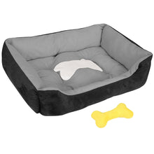 Cargar imagen en el visor de la galería, Pet Dog Bed Soft Warm Fleece Puppy Cat Bed Dog Cozy Nest Sofa Bed Cushion Mat L Size
