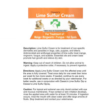 Carica l&#39;immagine nel visualizzatore di Gallery, Lime Sulfur Pet Skin Cream - Pet Care and Veterinary Treatment for Itchy and Dry Skin - Safe Solution for Dog;  Cat;  Puppy;  Kitten;  Horse…
