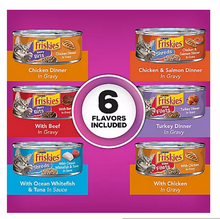 Load image into Gallery viewer, Purina Friskies Gravy Wet Cat Food;  Variety Pack (5.5 oz.;  60 ct.)
