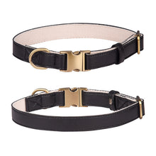Carica l&#39;immagine nel visualizzatore di Gallery, Leather dog collar; Leather Dog Collar Soft Padded Breathable Adjustable Tactical Pet Collar with Durable Metal Buckle for Small Medium Large Dogs
