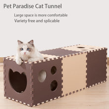 Load image into Gallery viewer, Cat Tunnel Cat Nest Four Seasons Japanese Cat Toy Tunnel Rolling Dragon EVA Assembled Tunnel Cat Cage Cat Nest Cat House
