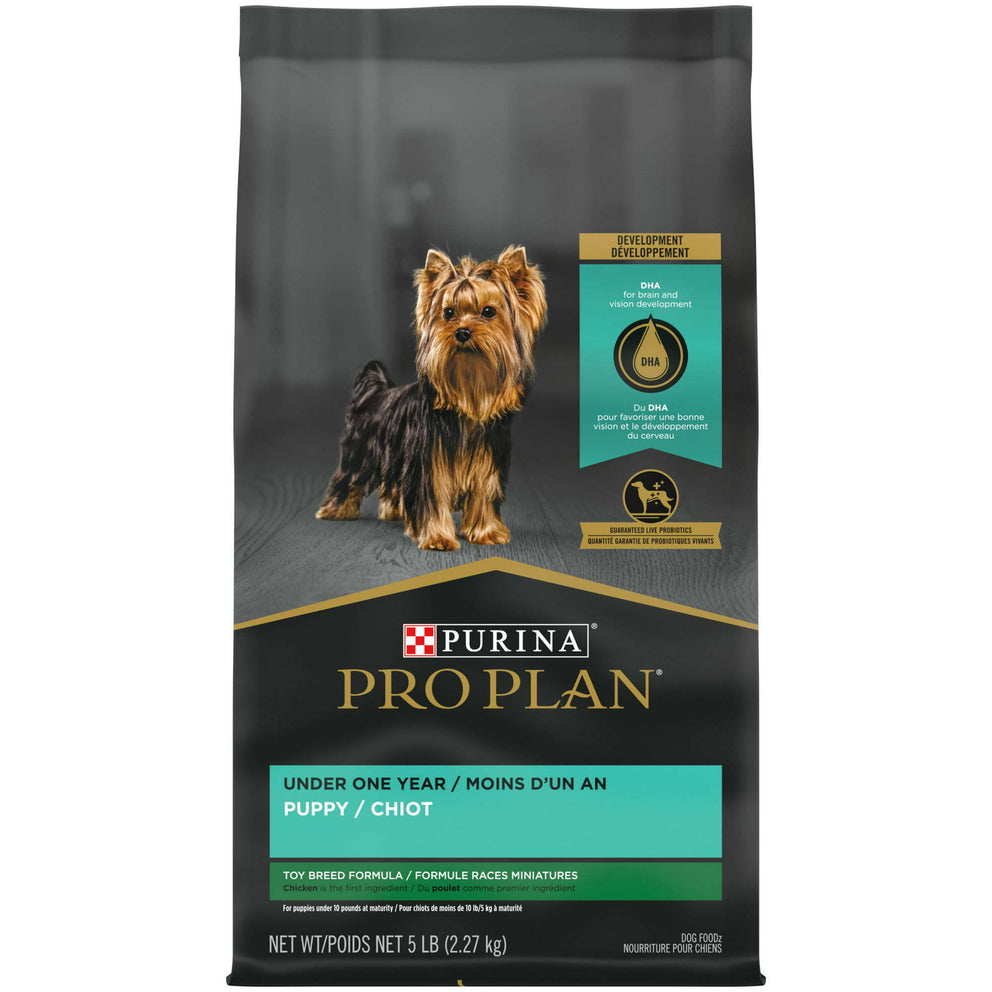 Purina Pro Plan Chicken and Rice for Puppies, 5 lb Bag