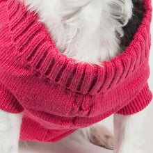 Cargar imagen en el visor de la galería, Heavy Cotton Rib-Collared Pet Sweater

