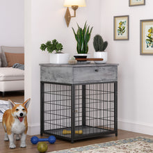 Cargar imagen en el visor de la galería, Furniture Dog Crates for small dogs Wooden Dog Kennel Dog Crate End Table, Nightstand

